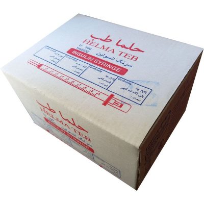 سرنگ انسولین یک میلی لیتر یکپارچه حلما
