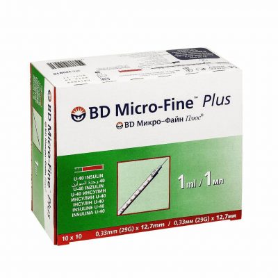سرنگ انسولین BD
